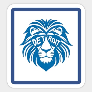 Detroit Lion Sticker